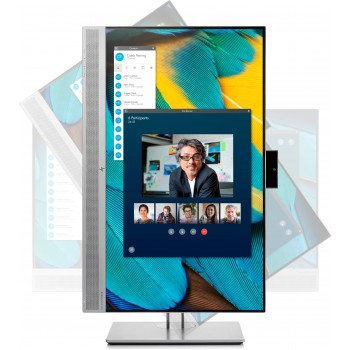 HP - 23.8 - Full HD - IPS - 5 ms - Negro, Plata - 1FH48AAABB 1FH48AAABB