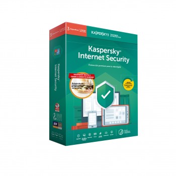 Kaspersky Lab Internet Security 2019, 3 licencia(s), 1 año(s), Base license, Soporte físico KL1939S5CFS-9RP