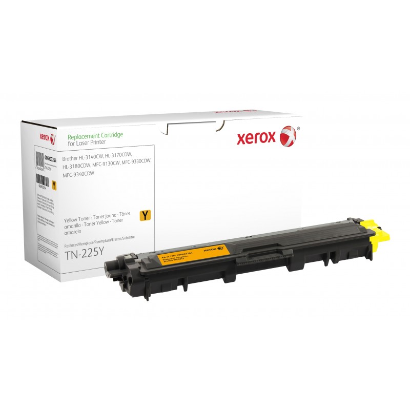 Compatible con Brother DCP-9020, HL-3140, HL-3150, HL-3170 - Xerox Cartucho de tóner amarillo. Equivalente a Brother TN245Y.
