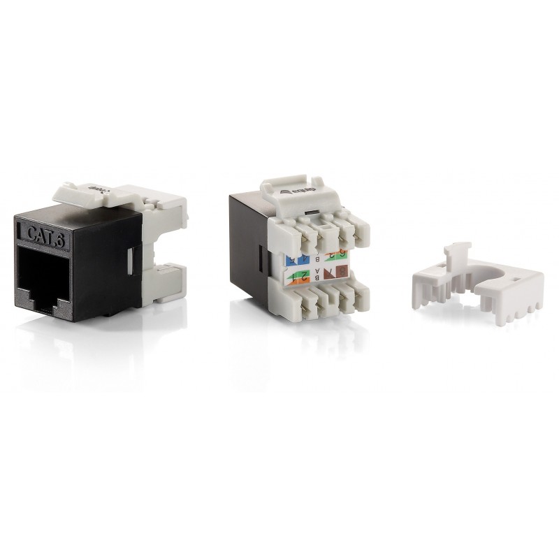 Equip Cat.6 RJ-45, Negro, Gris, IS0 IES 11801, EN  769212