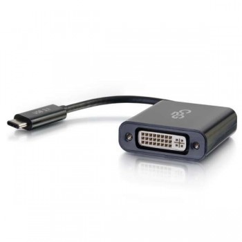 C2G USB-C to DVI-D Video Adapter Converter - Adaptador de vídeo externo - USB 3.1 - DisplayPort - ne 80524