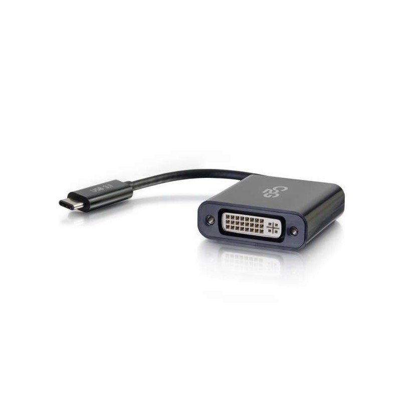 C2G USB-C to DVI-D Video Adapter Converter - Adaptador de vídeo externo - USB 3.1 - DisplayPort - ne 80524