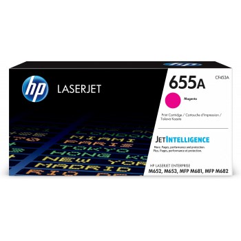 Cartucho de tóner Original LaserJet 655A magenta CF453A