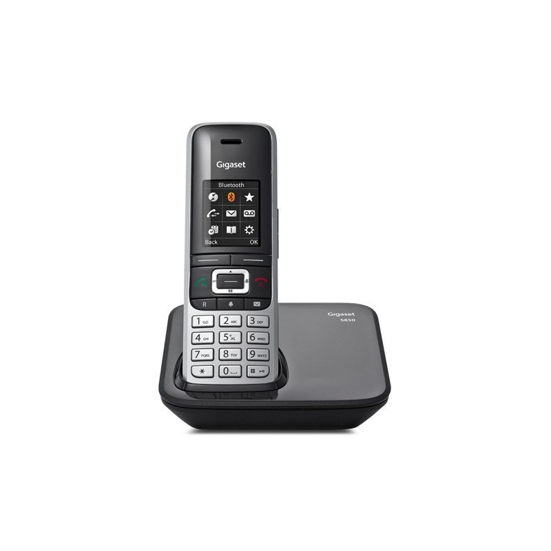 TELEF. INALAMBRICO DECT DIGITAL GIGASET S850 NEGRO SI-S850