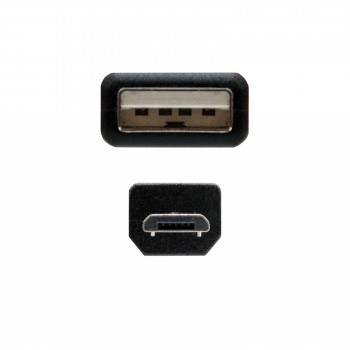 CABLE USB AM-MICRO USB BM 3M NANOCABLE 10.01.0503