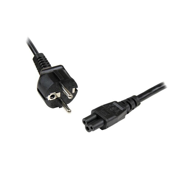 StarTech.com Cable de Alimentación Corriente de 2m Schuko CEE7 a IEC320 C5 Hoja de Trébol Mickey Mou PXTNB3SEU2M
