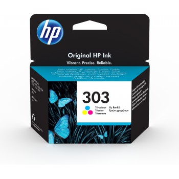 HP Cartucho de tinta Original 303 tricolor, HP, T6N01AE, Cian, Magenta, Amarillo, HP ENVY Photo 6200 T6N01AEABE
