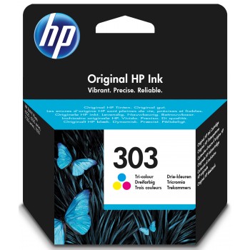 HP Cartucho de tinta Original 303 tricolor, HP, T6N01AE, Cian, Magenta, Amarillo, HP ENVY Photo 6200 T6N01AEABE