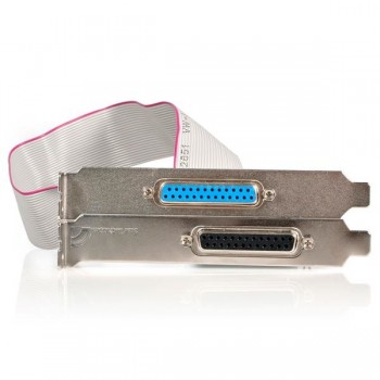 StarTech.com Adaptador Tarjeta PCI Paralelo de 2 Puertos DB25 IEEE1284 - SPP EPP ECP y BPP, PCI, Par PCI2PECP