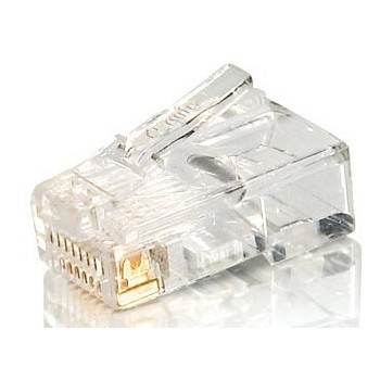 KIT 100 CONECTORES RJ45 CATEGORIA 5e 100 unidades 121140