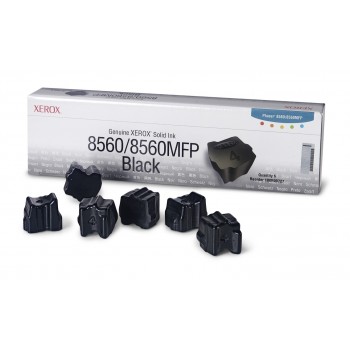 Tinta Sólida original Xerox para Phaser 8560MFP, Phaser 8560 negro alta capacidad 108R00727