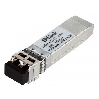 D-Link DEM 431XT - Módulo de transceptor SFP+ - 10GBase-SR - módulo de inserción - hasta 300 m - par DEM-431XT