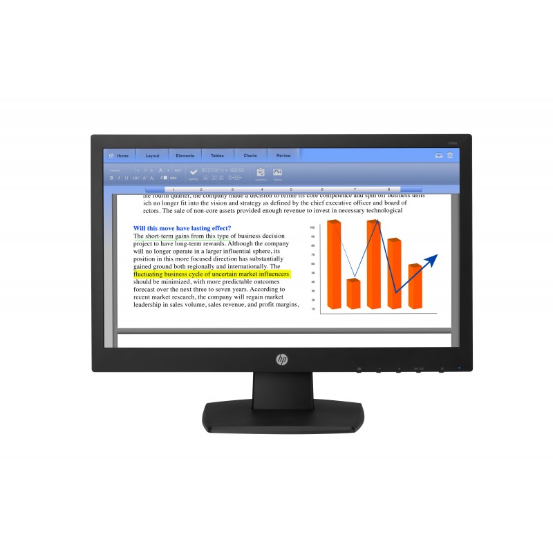 HP V194 - 18.5" - 1366x768 - HD - Negro 5YR89AA