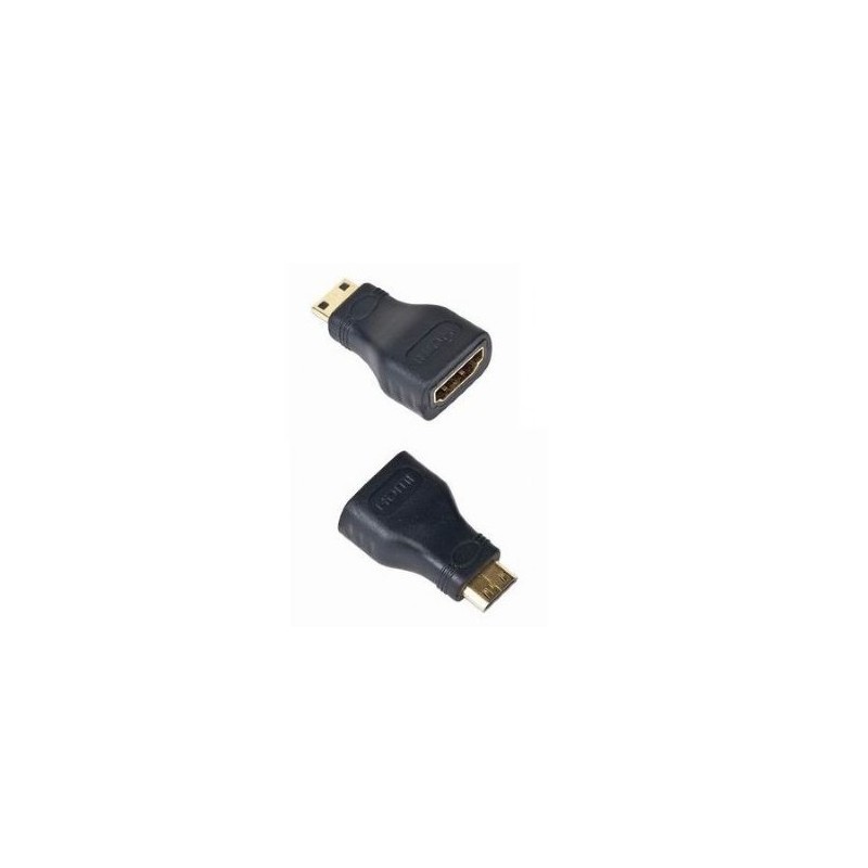 Gembird A-HDMI-FC HDMI mini-HDMI Negro adaptador de cable