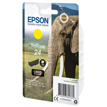 Epson Cartucho 24 amarillo (etiqueta RF) C13T24244022