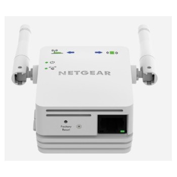 Netgear WN3000RP Network transmitter & receiver 1 puertos RJ-45 2 antenas wifi Blanco WN3000RP-200P WN3000RP-200PES