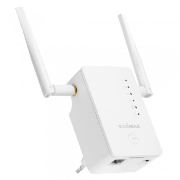 EDIMAX RE11S Network transmitter 1 puertos RJ-45 2 antenas wifi Blanco RE11S