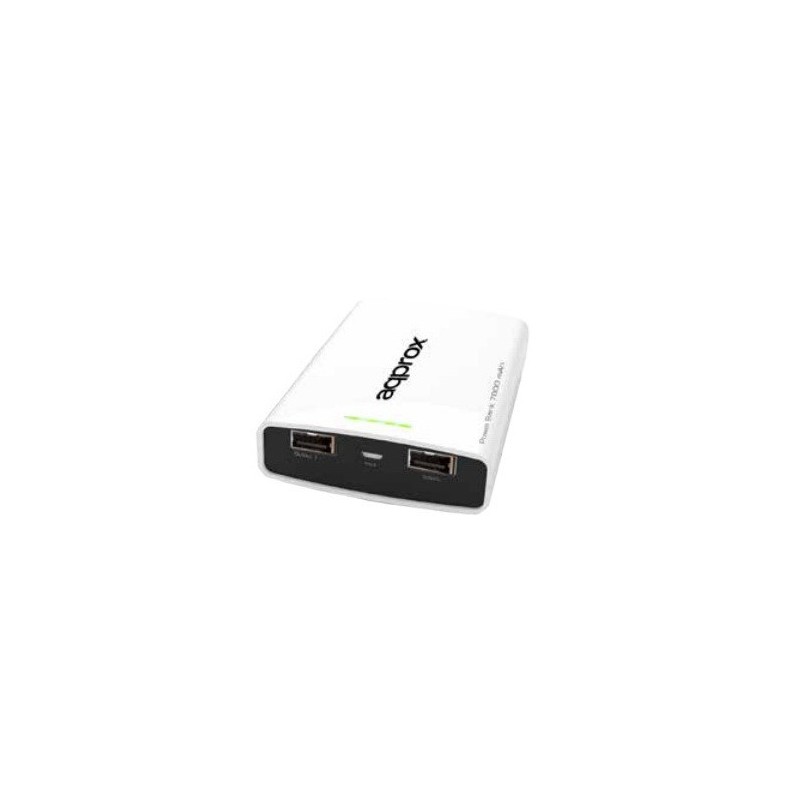 approx! APPPB78EVW Pocket Bank 7800 mAh Blanco