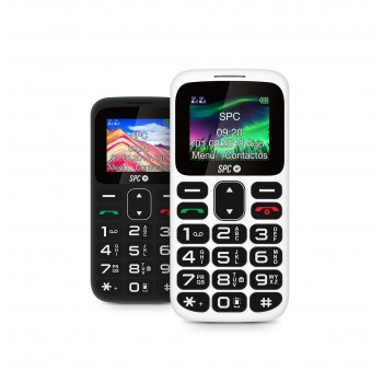 SPC Symphony 2, Barra, SIM doble, 128 x 160 Pixeles, Bluetooth, 800 mAh, Negro 2310N