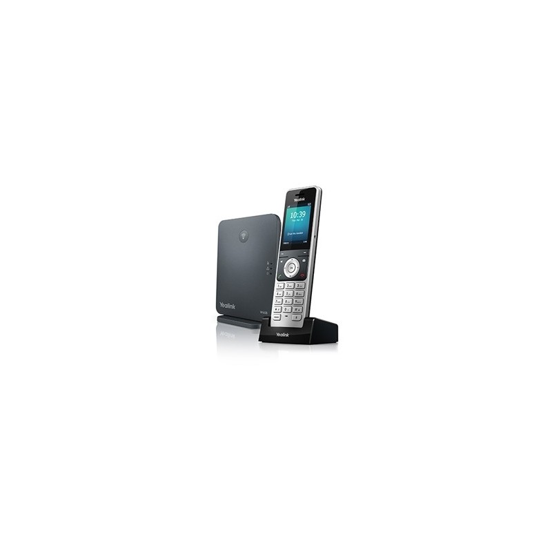Yealink W60P teléfono IP Negro, Plata Terminal inalámbrico TFT YEA_W60P