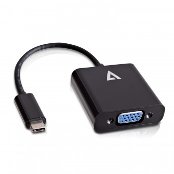 V7 USB-C TO VGA ADAPTER BLACK CABL V7UCVGA-BLK-1E