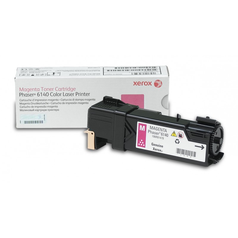 Phaser 6140, Cartucho de tóner magenta de capacidad normal (2.000 páginas) 106R01478