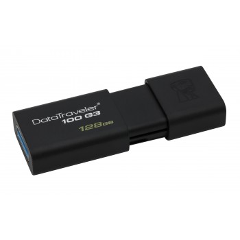 Kingston Technology DataTraveler 128GB USB 3.0 (3.1 Gen 1) Tipo A Negro DT100G3 128GB