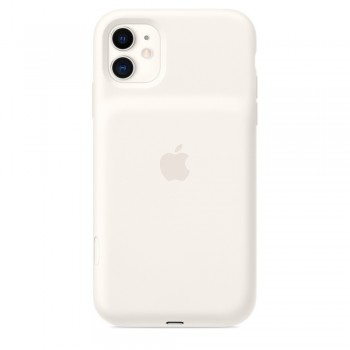 Apple Funda Smart Battery Case para el iPhone 11 - Blanco suave MWVJ2ZM A