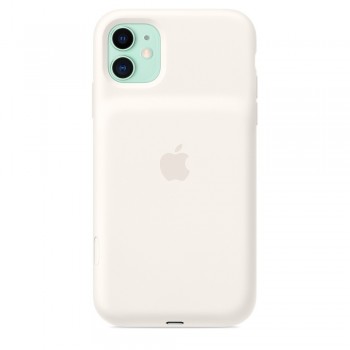 Apple Funda Smart Battery Case para el iPhone 11 - Blanco suave MWVJ2ZM A
