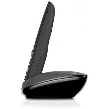 Gigaset C530, Teléfono DECT, Altavoz, 200 entradas, Identificador de llamadas, Negro SI-C530