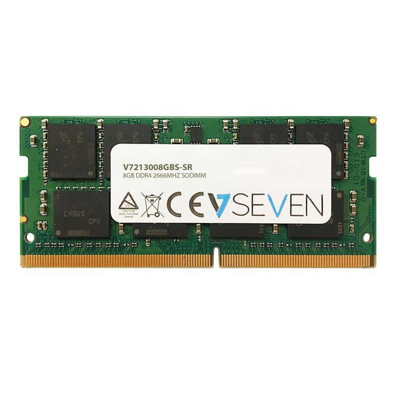 V7 8GB DDR4 PC4-21300 - 2666MHZ 1.2V SO DIMM V7213008GBS-SR