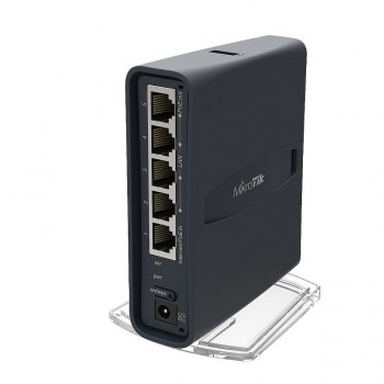 Mikrotik hAP ac lite tower 5 puertos RJ-45 Negro RB952UI-5AC2ND-TC