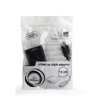 Gembird A-HDMI-VGA-04 HDMI VGA Negro adaptador de 