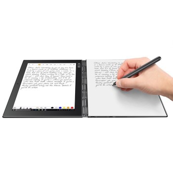 (Reacondicionado) Lenovo Yoga YOGA Book, Gris, Híbrido (2-en-1), Convertible (Carpeta), Aluminio, Magnesio, 1,44 GHz