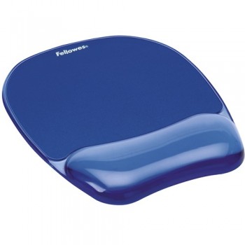 ALFOMBRILLA FELLOWES CRISTAL GEL AZUL 91141