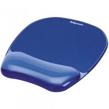 ALFOMBRILLA FELLOWES CRISTAL GEL AZUL 91141