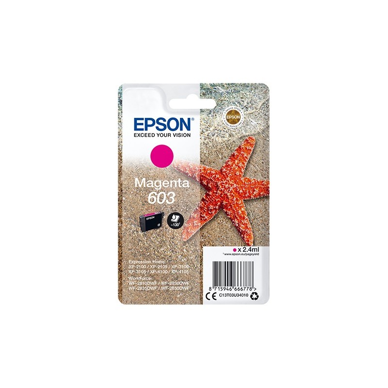 Epson 603 Magenta Original C13T03U34020