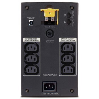 APC Back-UPS, 950 VA, 480 W, 150 V, 280 V, 50 60,  BX950UI