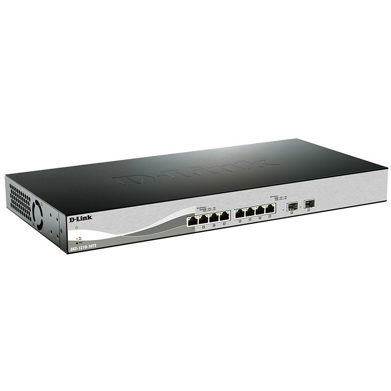 D-Link DXS-1210-10TS 8 puertos RJ-45 Negro, Plata DXS-1210-10TS