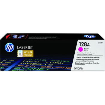 Cartucho de toner original LaserJet HP 128A magenta CE323A