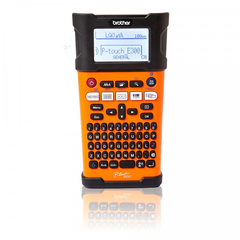 Brother P-Touch PT-E300VP - Etiquetadora - monocromo - térmica directa - rollo (1.8 cm) - 180 ppp -  PTE300VPZX1