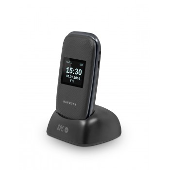 TELEFONO MOVIL LIBRE SPC HARMONY NEGRO - DOBLE PANTALLA - TECLAS GRANDES - DUAL SIM - CAMARA - TECLA 2304N