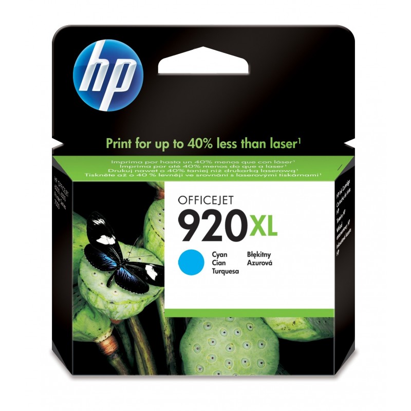 HP 920XL - cartucho de impresión - 1 x cián CD972AE