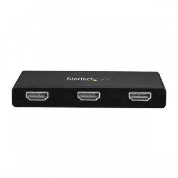 StarTech.com MSTCDP123HD, USB C, HDMI x 3, Macho Hembra, Negro