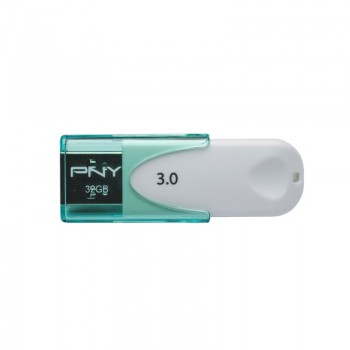 PNY Technologies Attaché 4 3.0 32GB 32GB USB 3.0 (3.1 Gen 1) Tipo A Verde, Blanco FD32GATT430-EF