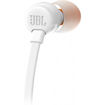 JBL T110 auriculares para móvil Binaural Dentro de oído Blanco JBLT110WHT