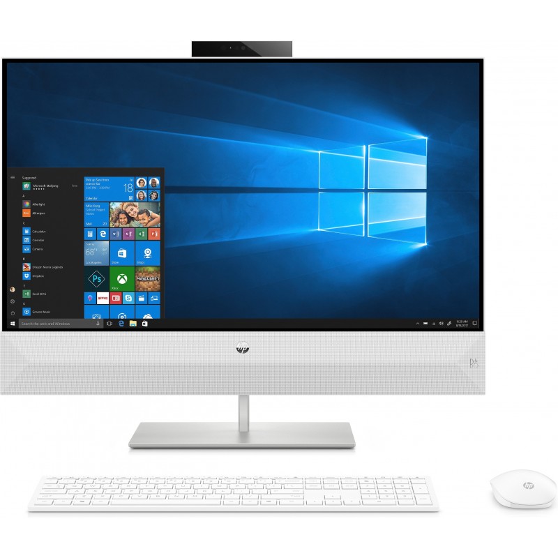 HP Pavilion 27-xa0031ns - 27" - 1920x1080 - Intel Core i5-9400T - 8GB - 512GB SSD - Blanco 7VL16EA