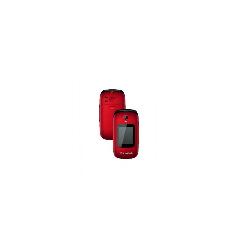 Sunstech CELT22 6,1 cm (2.4") 96 g Negro, Rojo Característica del teléfono CELT22RD