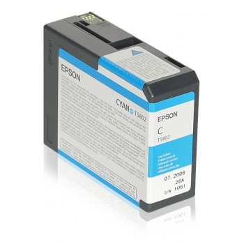 Epson Cartucho Epson T580200 cian T5802 Cian C13T580200