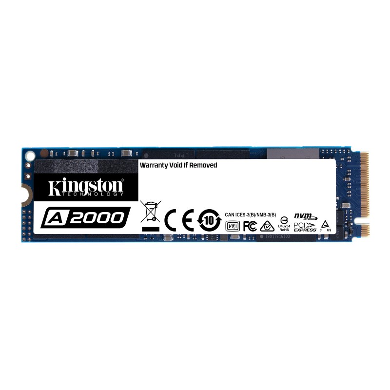 Kingston A2000 - M.2 500 GB PCI Express 3.0 NVMe SA2000M8 500G